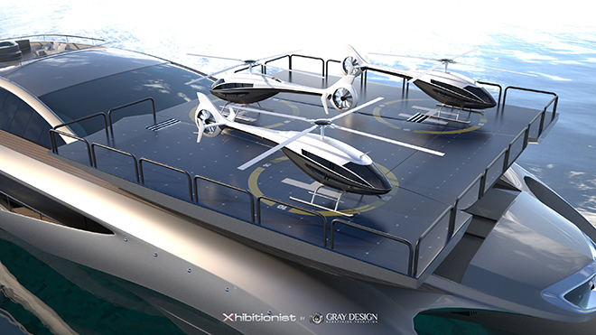 25 Milion $ Mega Yacht Concept THE EXHIBITIONIST 8