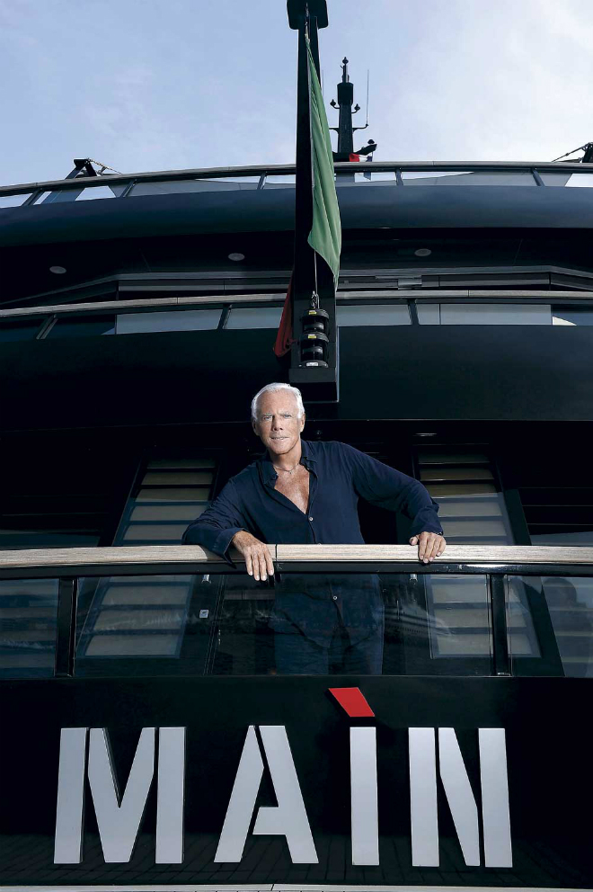 Best Celebrity Yachts - Giorgio Armani 9