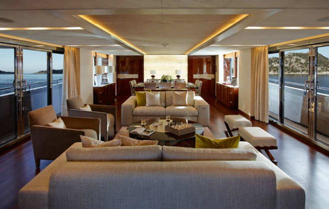 The Luxury Yacht Interior of the Princess yacht 15