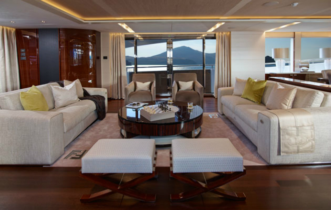 The Luxury Yacht Interior of the Princess yacht  4