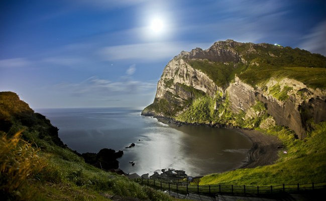 jeju south korea beaches with black sand