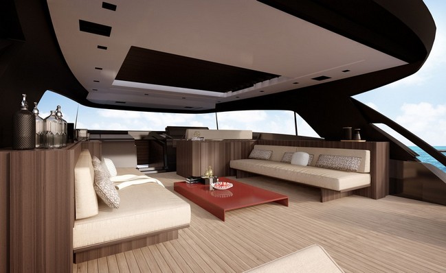 Luxury Yacht Interiors - Sanlorenzo SX88 Luxury Yacht bt Piero Lissoni 3