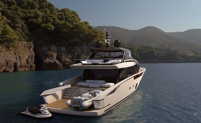 Luxury Yacht Interiors - Sanlorenzo SX88 Luxury Yacht bt Piero Lissoni 5