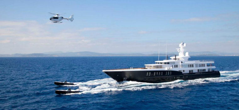 The incredible Yacht Air once rumored to belong to George Clooney