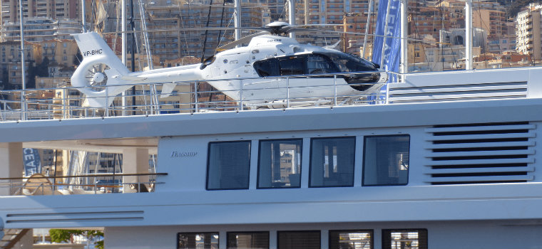 The incredible Yacht 'Air' once rumored to belong to George Clooney
