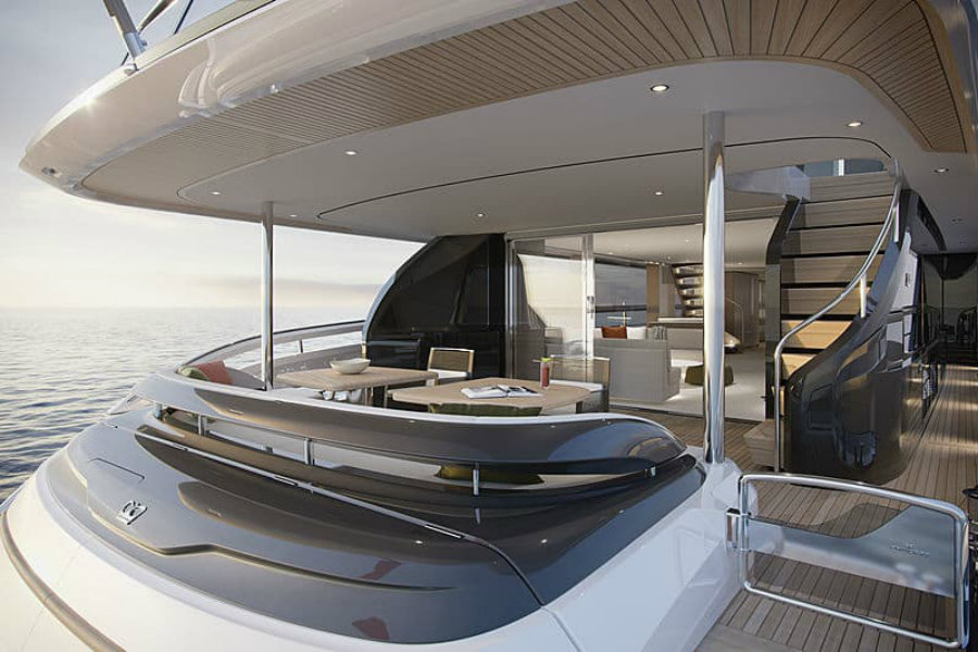 A new British yacht in town: see the Princess X95 Yacht