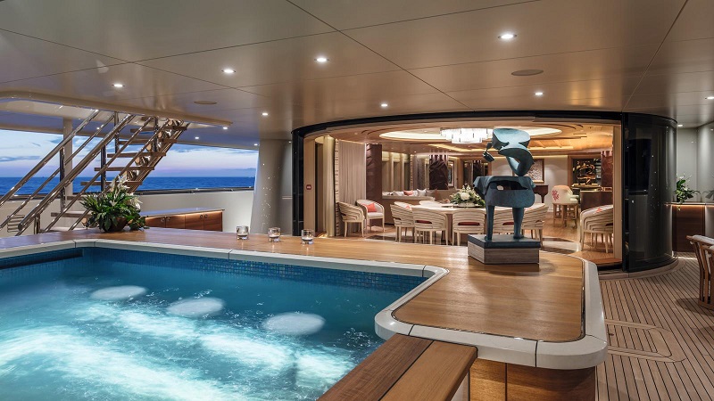 11 Mesmerizing Superyacht Swimming Pools That You'll Fall In Love